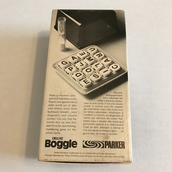 Parker Brothers Deluxe Boggle Hidden Word Game with Self-scrambling Shaker - Picture 2 of 11
